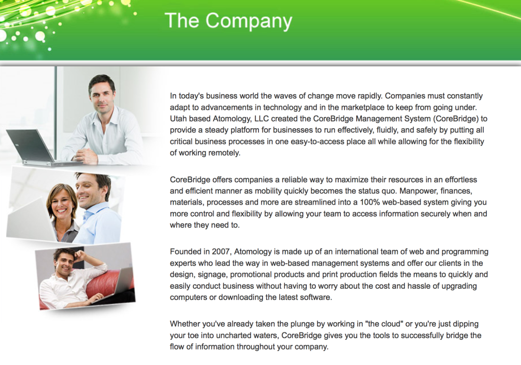 CBMS Company Page